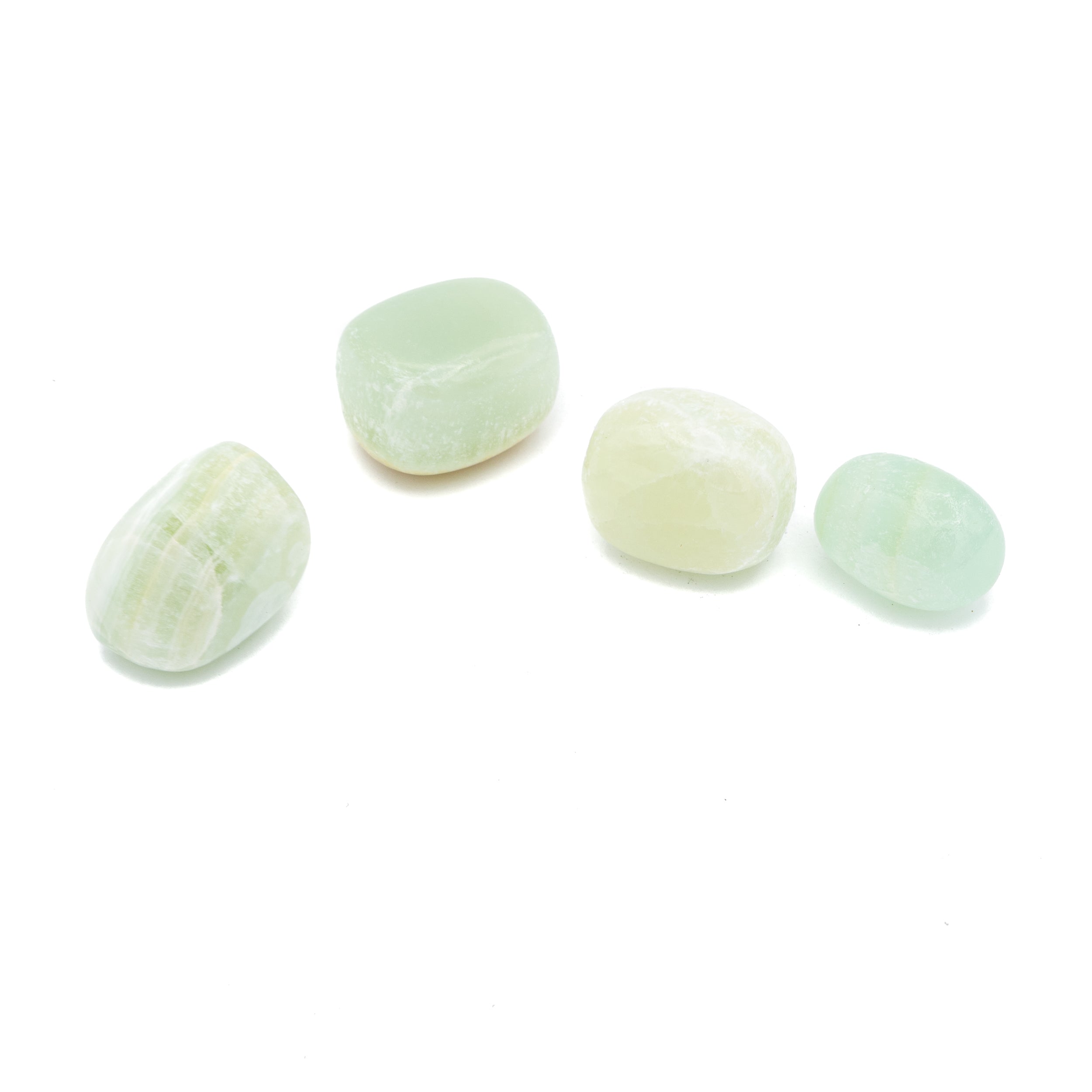 Calcite - Green Tumble $9